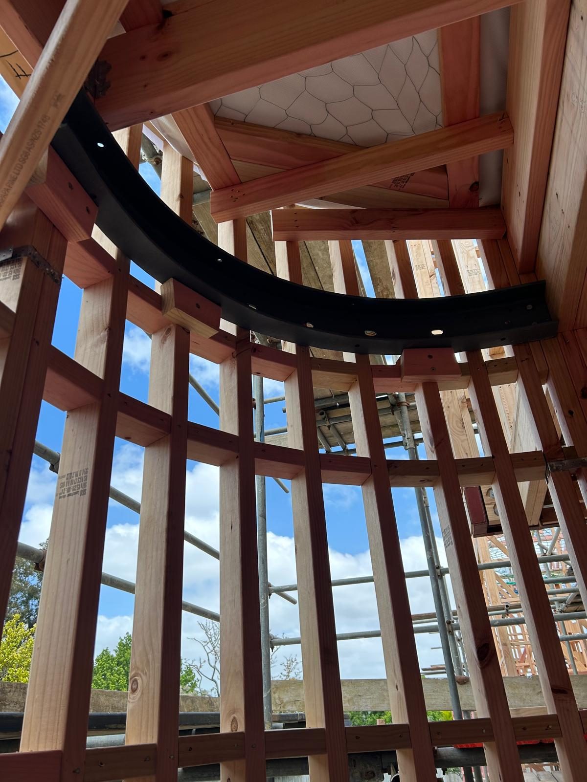 Curved Steel Beam — Auckland