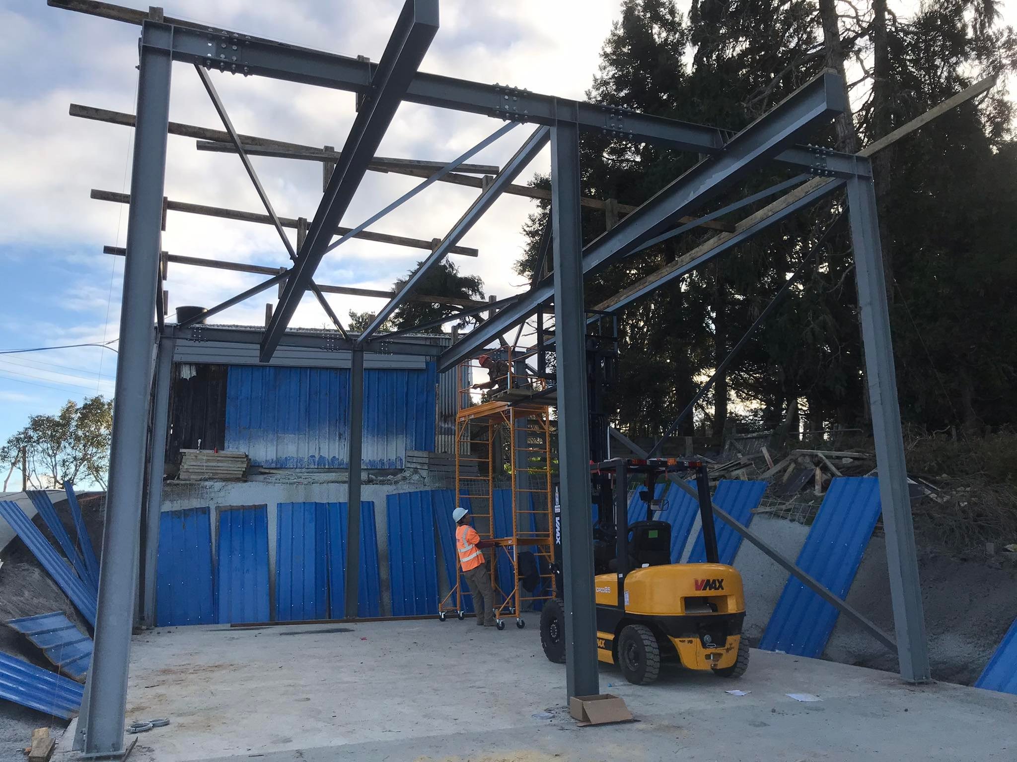 Commercial Steel Structure — Auckland