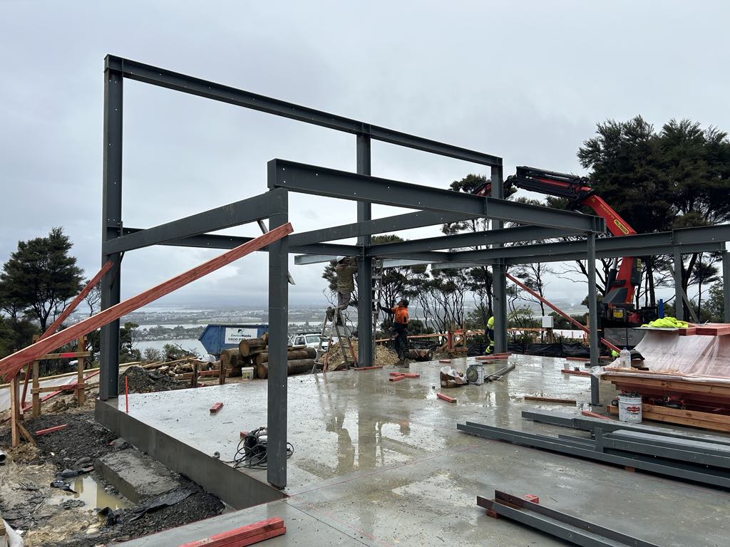 Exposed Steel Frame — Auckland
